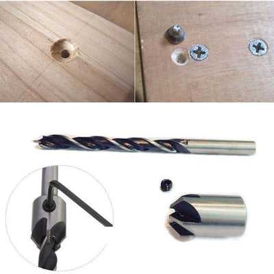 Countersink Depth Adjustable Drill Bit (4PCs)